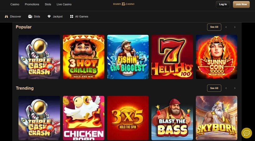 Harry Casino games